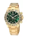 Rolex Daytona Gold 40MM Green Index Dial Yellow Gold Bezel Oyster Bracelet 116508 - Image 3
