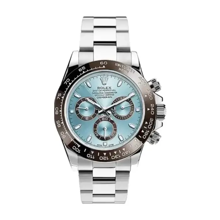 Rolex Oyster Perpetual Cosmograph Daytona Platinum Ice Blue 40mm Men's Wrist Watch high quality Swiss