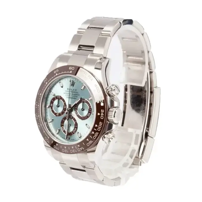 Rolex Oyster Perpetual Cosmograph Daytona Platinum Ice Blue 40mm Men's Wrist Watch high quality Swiss - Image 3