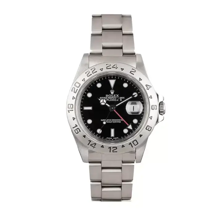 Rolex Explorer II 16570 Black Dial Men’s 42mm Date Stainless Steel Wrist Watch
