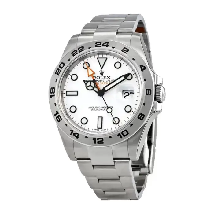Rolex Explorer II White Dial 42mm "Steve McQueen" GMT Stainless Steel Oyster Bracelet 216570 - Image 5
