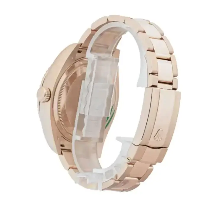 Rolex Sky Dweller Rose Gold 42MM Dark Rhodium Index Dial Fluted Bezel Oyster Bracelet 326935 - Image 5