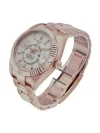 Rolex Sky Dweller Steel Rose Gold White Index Dial Fluted Bezel Oyster Bracelet 326935 - Image 5