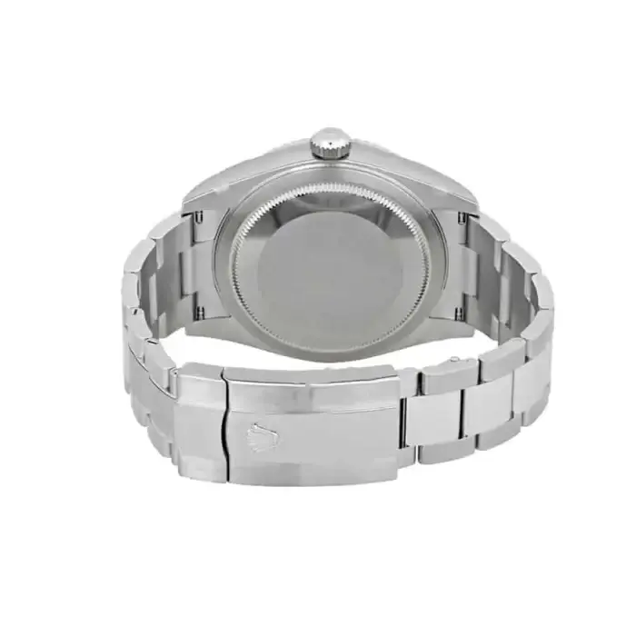 Rolex Sky Dweller Stainless Steel 42MM Black Index Dial Fluted White Gold Bezel Oyster Bracelet 326934 - Image 5