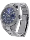 Rolex Sky Dweller Blue Index Dial 42MM Fluted White Gold Bezel Oyster Bracelet 326934 - Image 3