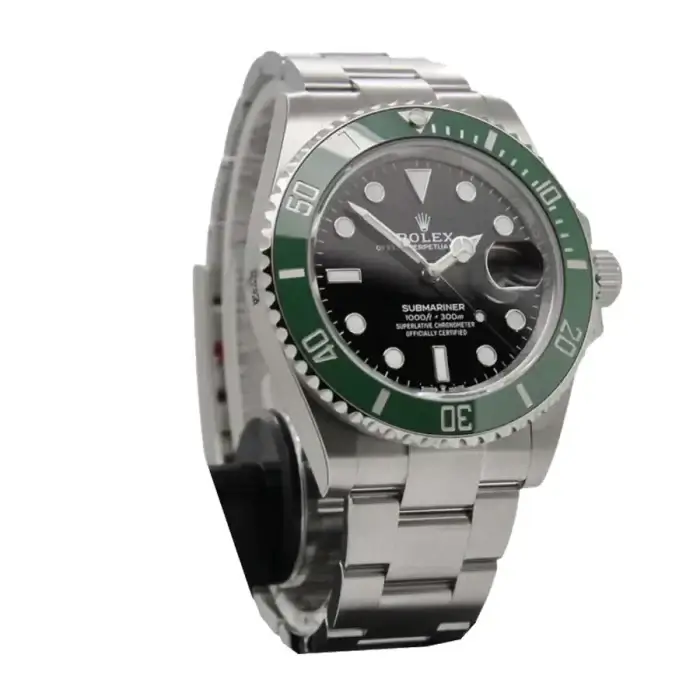 Rolex Submariner Green Bezel Black Dial 41 Kermit Automatic Chronometer Men’s Watch 126610LV New - Image 3