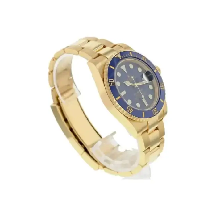 Rolex Submariner Gold Blue Date 40mm Dial & Ceramic Bezel Oyster Bracelet 116618LB - Image 4