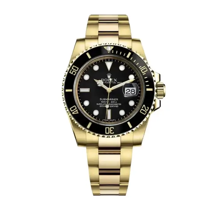 Rolex Submariner Black and Gold Dial 40MM & Ceramic Bezel Oyster Bracelet 116618LN