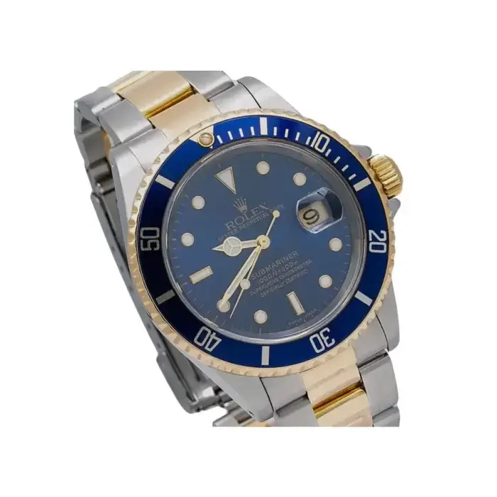Rolex Submariner Gold Blue Dial 41mm Date Yellow Gold/Steel Ceramic Bezel Oyster Bracelet 126613LB - Image 3