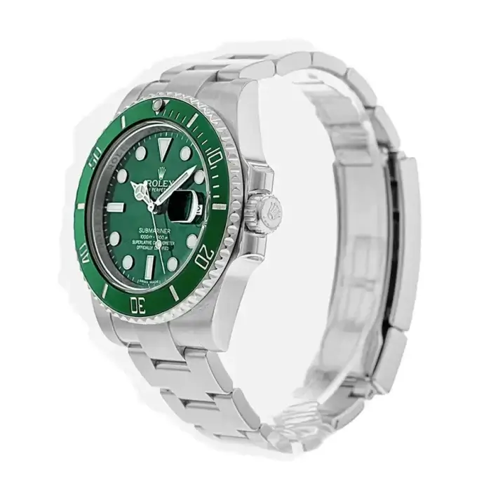 Rolex Submariner Green Hulk 40MM and Green Bezel Steel Mens Watch 116610 - Image 3