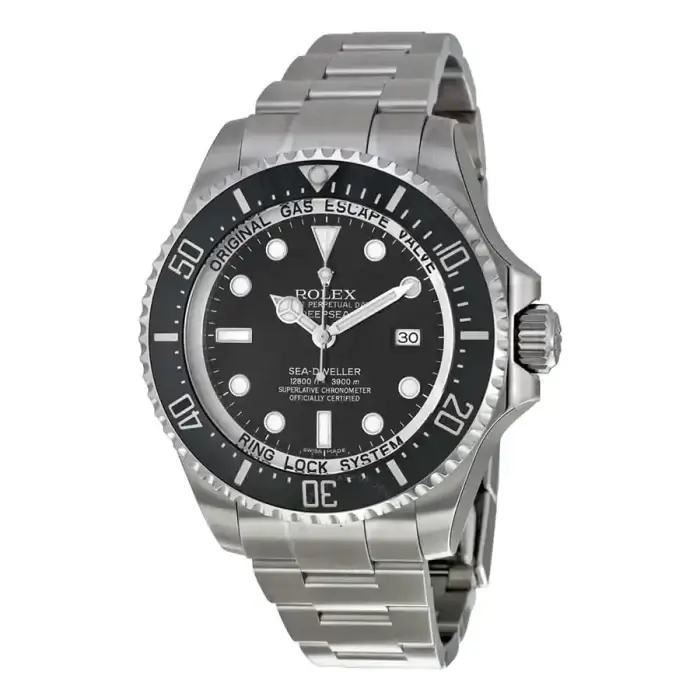 Rolex Sea Dweller Black Dial Deepsea 44 Stainless Steel Men's Watch 116660 - Image 3