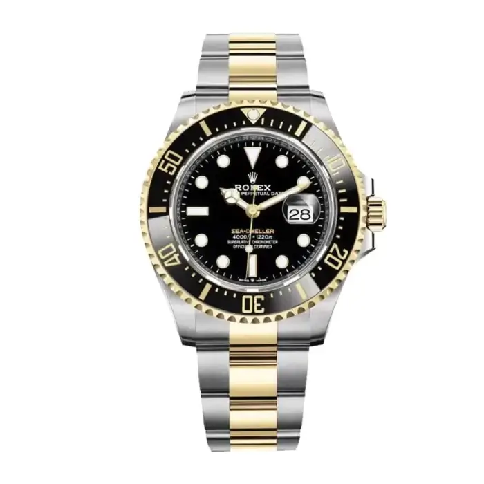 Rolex Submariner Two Tone Black Dial 41MM Stainless Steel And Yellow Gold Bracelet Automatic Men's Watch