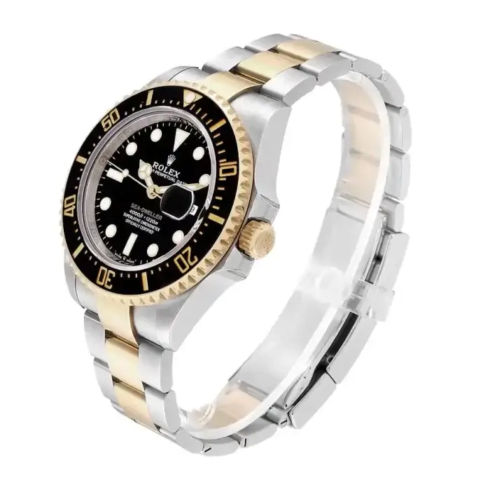 Rolex Submariner Two Tone Black Dial 41MM Stainless Steel And Yellow Gold Bracelet Automatic Men's Watch - Image 3