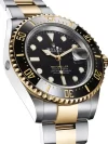 Rolex Submariner Two Tone Black Dial 41MM Stainless Steel And Yellow Gold Bracelet Automatic Men's Watch - Image 4