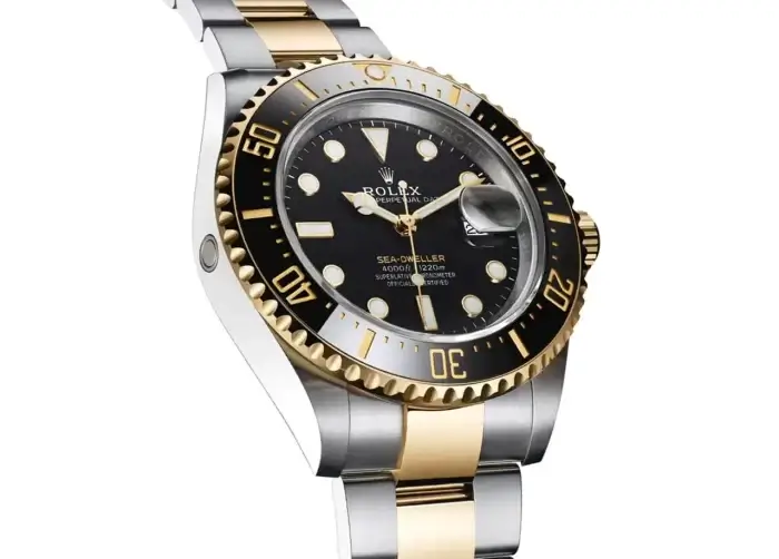 Rolex Submariner Two Tone Black Dial 41MM Stainless Steel And Yellow Gold Bracelet Automatic Men's Watch - Image 4