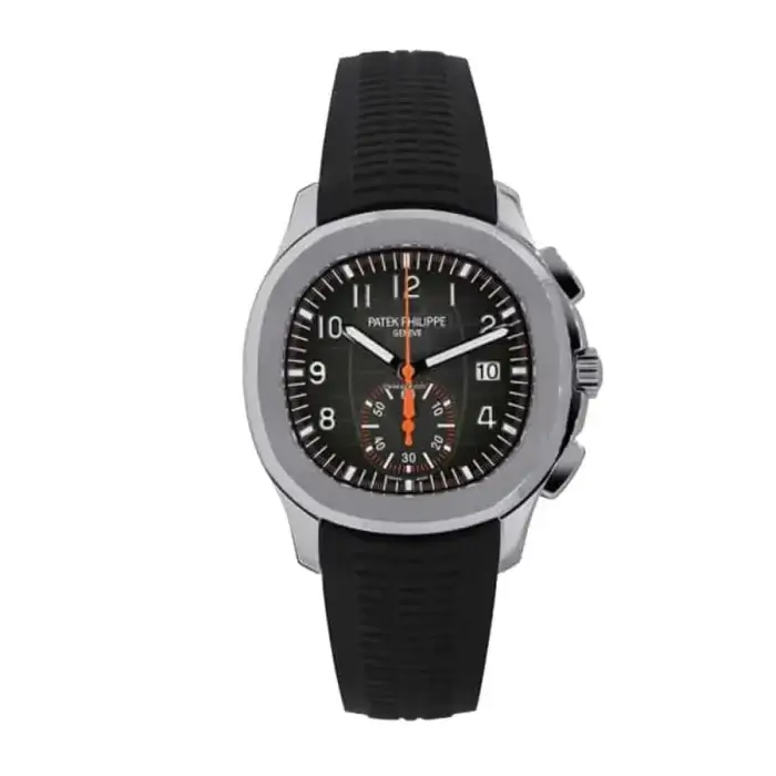 Patek Philippe Aquanaut Chronograph 5968A-001 Black Dial Watch