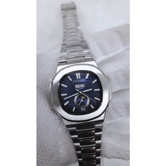 Patek Philippe Nautilus Stainless Steel Case 5726 Steel Band Blue Dial watch - Image 5