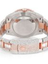 ROLEX DIAMOND WATCH DATEJUST 41MM TWO TONE FULL ICED MOISSANITE  22.10CT - Image 4