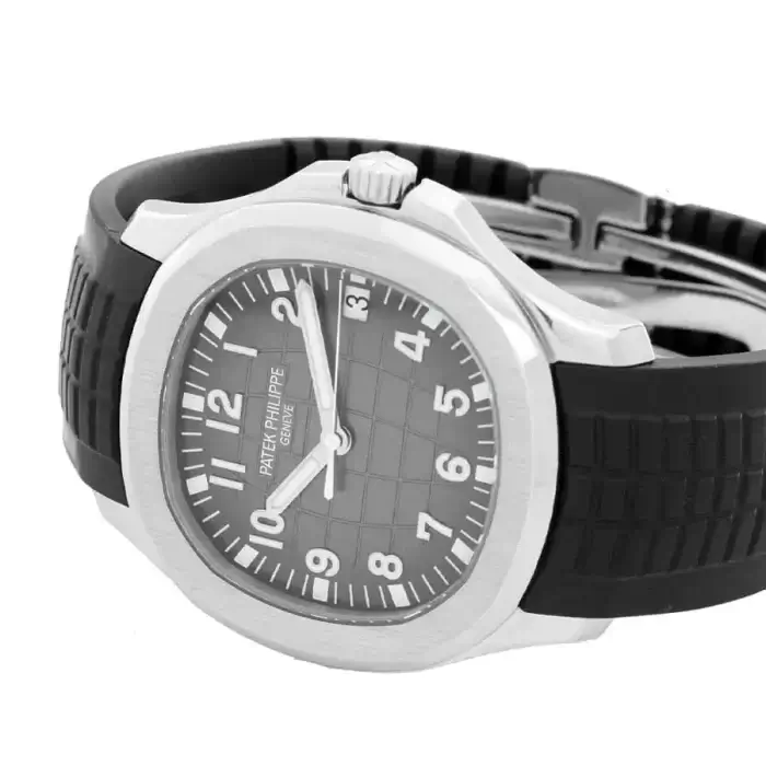 PATEK Philippe AQUANAUT Black Rubber Strap & Dial Watch 5167A-001 - Image 5