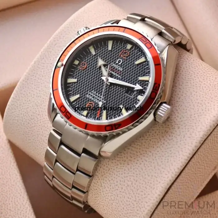 Omega seamaster orange planet ocean 600M 42mm Men’s Wrist Watch - Image 2