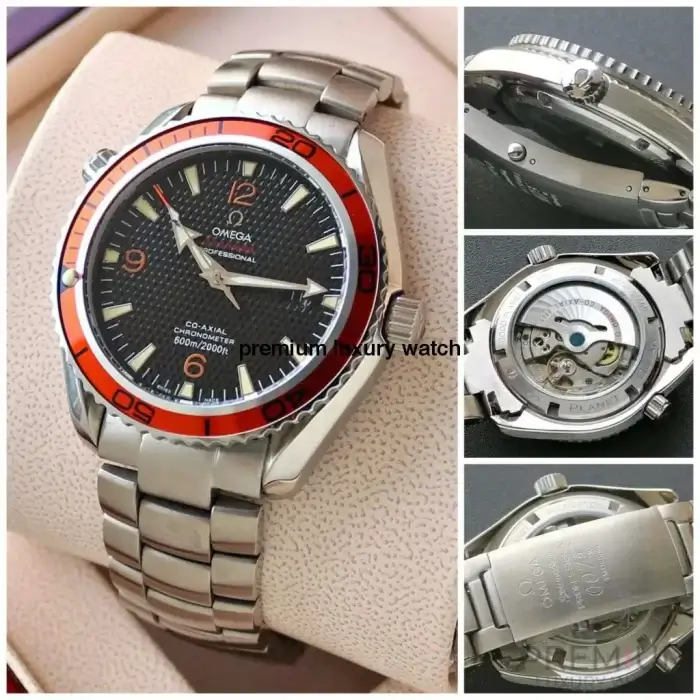 Omega seamaster orange planet ocean 600M 42mm Men’s Wrist Watch - Image 4