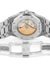 Iced Out Audemars Piguet ICED OUT ROYAL OAK 41MM STAINLESS STEEL HEBREW DIAL SILVER  VVS MOISSANITE WATCH - Image 4
