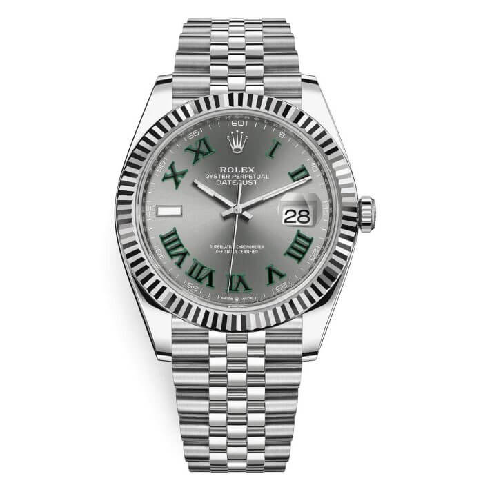 Rolex Wimbledon Datejust 41 Stainless Steel	Replica Watch
