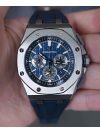 AP Royal Oak Offshore Blue Dial Chronograph 42MM Watch 26480TI.OO.A027CA.01 - Image 8