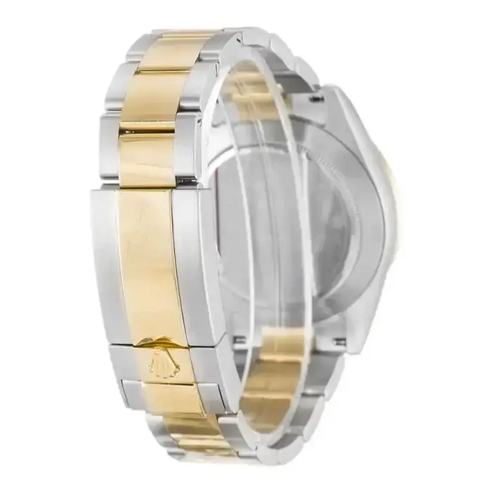 Rolex Datejust 41 Black Dial Diamond Yellow Gold Replica - Image 3