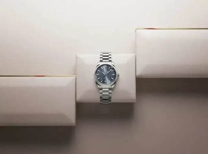 Omega Seamaster Aqua Terra Blue Dial 150m Co-Axial Master Chronometer 38 MM  Men’s Wrist Watch - Image 2