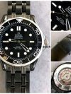 Omega Seamaster 300m Black Co-Axial Master Chronometer 42mm Black Dial & Black Belt Men’s Watch - Image 6