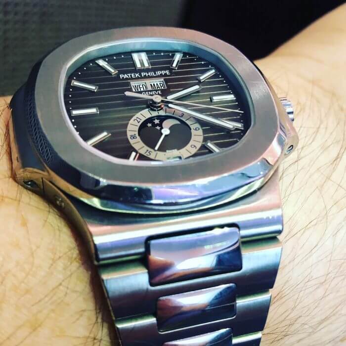 Patek Philippe Nautilus Stainless Steel Case 5726 Steel Band Blue Dial watch - Image 4