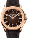 Patek Philippe Aquanaut Rose Gold Date Sweep 40.8mm Brown Dial Brown Composite Rubber Strap 5167R-001 - Image 3