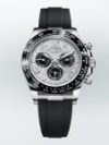 Rolex daytona white gold meteorite dial Cosmograph Daytona 40 Watch Black Index Dial Black Oysterflex Strap Watch 116519LN - Image 4