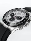 Rolex daytona white gold meteorite dial Cosmograph Daytona 40 Watch Black Index Dial Black Oysterflex Strap Watch 116519LN - Image 6
