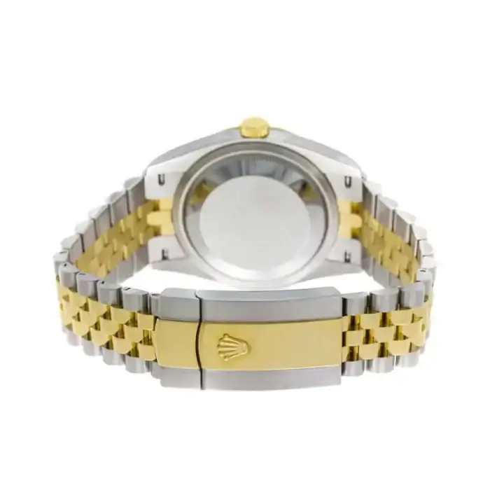 Rolex Datejust 41 Black Dial Gold Replica Watch For Men - Image 3