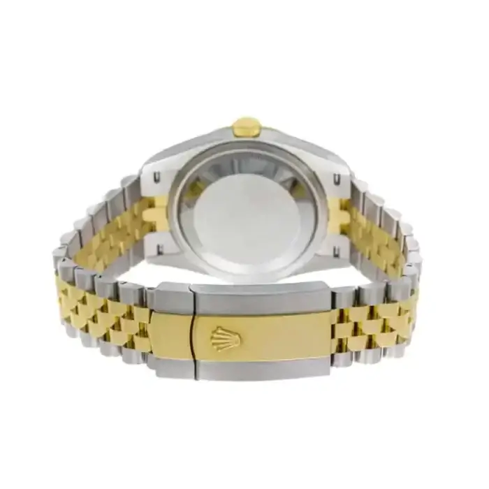 Rolex Datejust Yellow Rolesor Silver Dial Replica Watch - Image 4