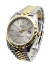 Rolex Datejust Yellow Rolesor Silver Dial Replica Watch - Image 3