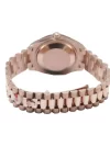 Rolex Day-Date Rose Gold Chocolate Dial 41MM President Fluted Bezel Watch 228235 - Image 4