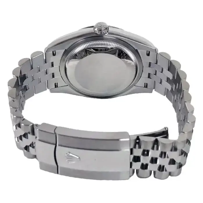 Rolex Datejust 41 Black Dial Jubilee Replica Watch For Sale - Image 3