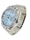 Rolex DayDate Ice Blue 40 Baguette Diamond Bezel President Automatic Men’s Watch 228396 - Image 4