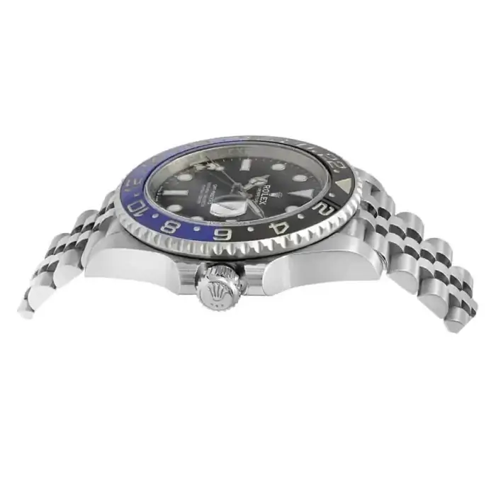 Rolex GMT Master II Batgirl Stainless Steel 40MM Black Dial & Blue/Black Ceramic Bezel Jubilee Bracelet 126710BLNR - Image 6