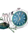Rolex Milgauss Z Blue Dial Green Crystal Stainless Steel Oyster Bracelet 116400GV - Image 4