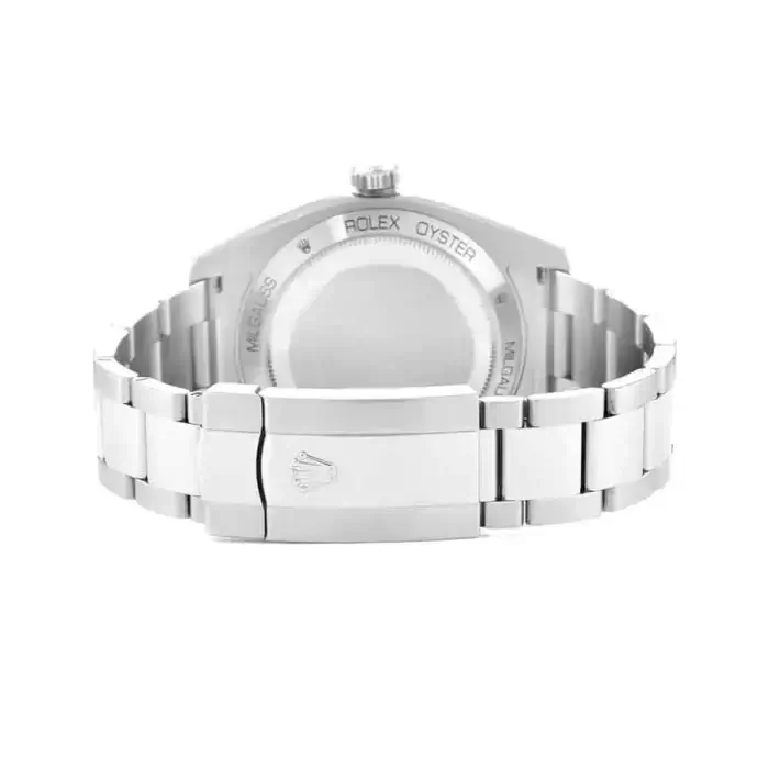 Rolex Milgauss Z Blue Dial Green Crystal Stainless Steel Oyster Bracelet 116400GV - Image 3