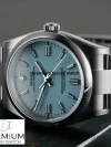 Rolex Oyster Perpetual 36MM Blue Turquoise Index Dial & Smooth Domed Bezel Oyster Bracelet Watch 126000 - Image 4