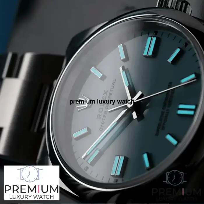 Rolex Oyster Perpetual 36MM Blue Turquoise Index Dial & Smooth Domed Bezel Oyster Bracelet Watch 126000 - Image 6