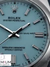 Rolex Oyster Perpetual 36MM Blue Turquoise Index Dial & Smooth Domed Bezel Oyster Bracelet Watch 126000 - Image 7